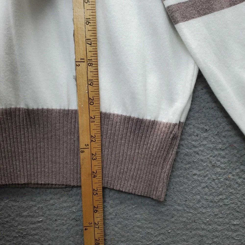 Pink Martini Sweater Womens XL Multi Waffle Knit Long Sleeve Round Neck Pullover
